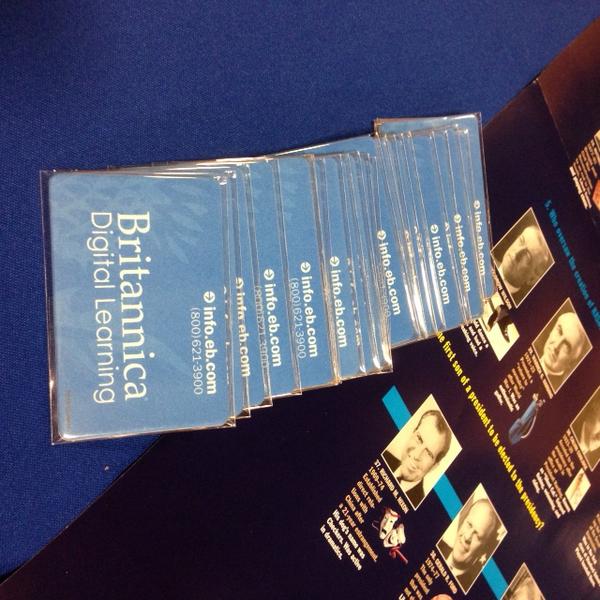 britannica_edu's tweet image. All this tweeting sure does make your phone messy. FREE phone screen cleaners at booth#208 #EdTech2014 #SCEdTech