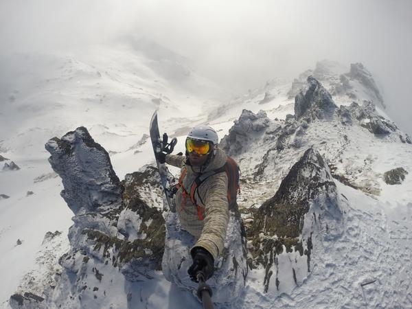 GoPro's tweet photo. Photo of the Day! GoPro kayaker @Ben_Brown_ enjoys water of the frozen kind, too. http://t.co/fQwyWMvXZz