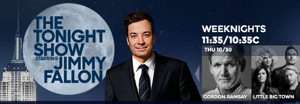 FallonTonight's tweet photo. TONIGHT: @GordonRamsay and @littlebigtown, plus brand new #Fallonventions and Tonight Show Hashtags! #FallonTonight http://t.co/CqQf6BrgKu