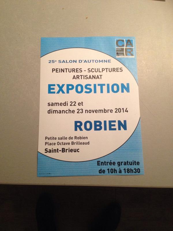 #expositionpeinture #bretagne#robien st brieuc