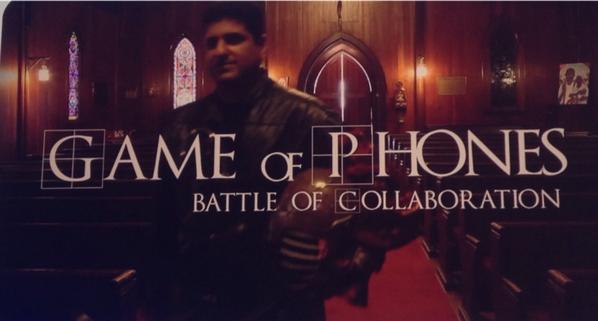 WWITMO's tweet photo. The winner of the IFF is..... Game of Phones! #wwitmo http://t.co/6a6hyx4Rm6