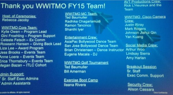 WWITMO's tweet photo. A big thank you to the #wwitmo team! We are all #gladtobehere http://t.co/Y9SUieZ0gv