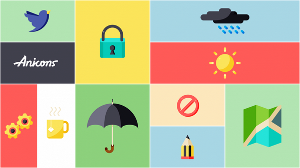 Smart idea: customizable #Anicons designed by <a href="/sebasandclim/">Sebas and Clim</a>, available through <a href="/AdobeAE/">Adobe After Effects</a> – bit.ly/1u9Mqfa