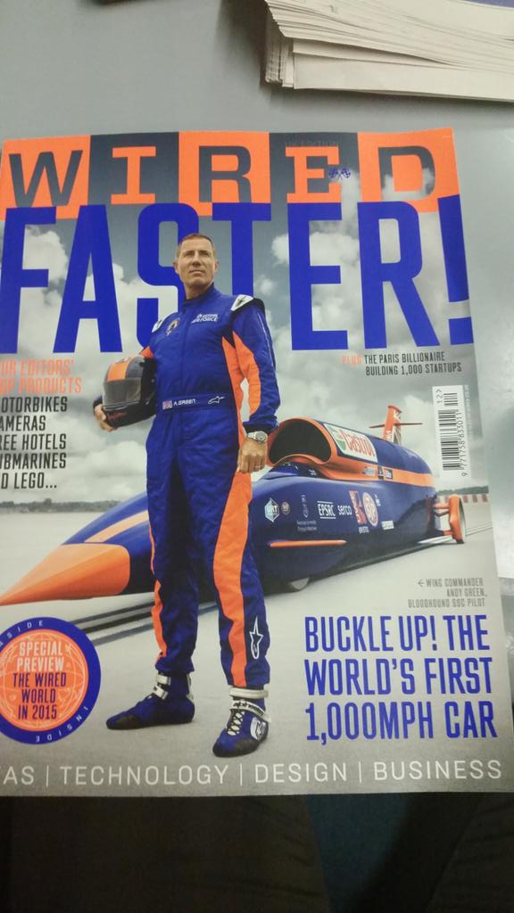 ATS_Spencer's tweet photo. Great to see @BLOODHOUND_SSC on front page of this month's @WiredUK #GBEngineering http://t.co/VHBU4biwK5