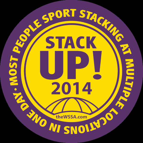 SpeedStacksInc's tweet image. Two weeks until the 2014 WSSA STACK UP! More than 586,000 stackers  are signed up to set a new Guinness World Record!