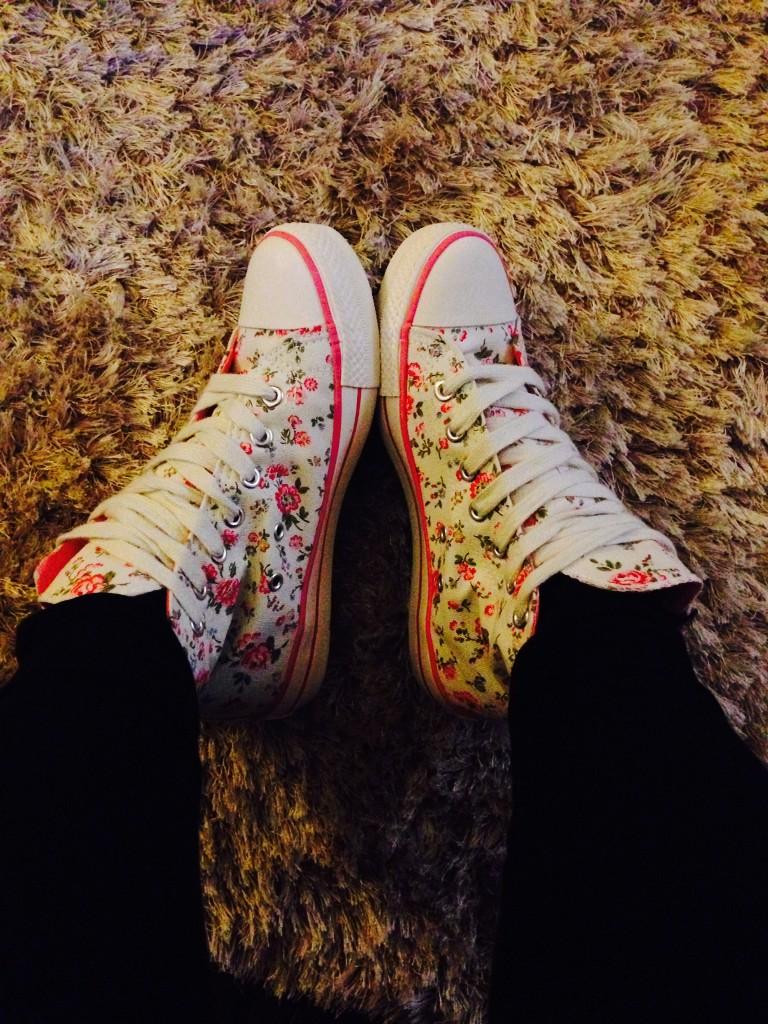 My new gorgeous Cath Kidston shoes happy birthday to me 