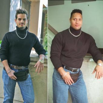 øjenvipper kæde akavet People Dress as Dwayne 'The Rock' Johnson with Fanny Pack for Halloween |  News, Scores, Highlights, Stats, and Rumors | Bleacher Report