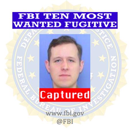 FBI's tweet photo. #FBI Top Ten Fugitive #EricFrein in custody. Our thanks to the public and our partners. http://t.co/YlYQQsAzWM http://t.co/GcIcNyIby0