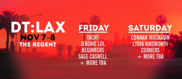DTfest's tweet photo. Who are you most excited to see at DTFest:LAX next weekend? http://t.co/b1x3QpnXb1