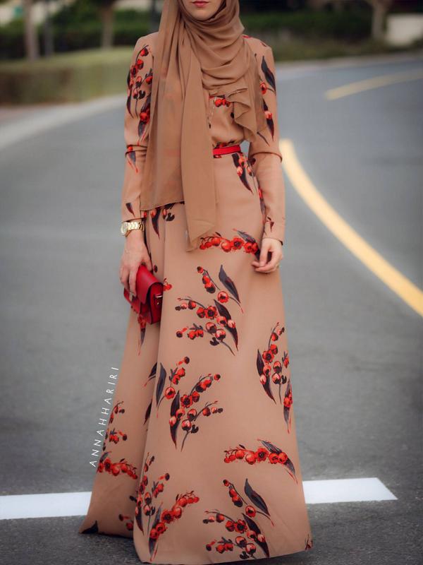 autumn hijab outfits