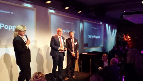 TBMnet's tweet image. Serge Poppes, personality of the year. #inspirienceawards