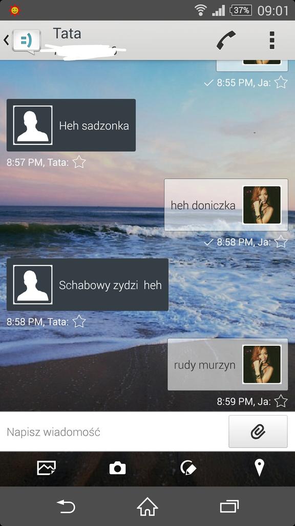 dzemix_'s tweet photo. smsy z moim tatą są dość kreatywne(?) 😂😂😂
#NajlepszeTekstyMoichRodzicow http://t.co/HpLJ0HNC1q