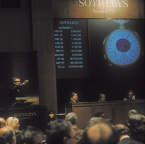 Sothebys's tweet photo. #TBT to ‘99 when Sotheby’s sold Henry Graves Jr #Supercomplication for $11m which returns to auction 11 Nov in Geneva http://t.co/51x62rtA41
