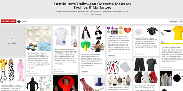 3Gmate's tweet photo. Scrambling for a last-minute Halloween costume? Never fear -- @HubSpot's got you covered! http://t.co/m0KRff2Pf2 http://t.co/lly9iB3pAX