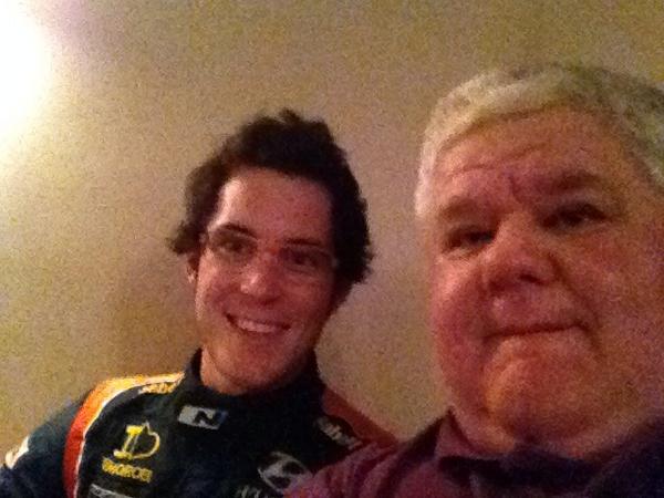 Night out with Phil Pugh. <a href="/thierryneuville/">Thierry Neuville</a> <a href="/nicolasgilsoul/">Nicolas Gilsoul</a> mid test out at the Glan. Follow me on GB