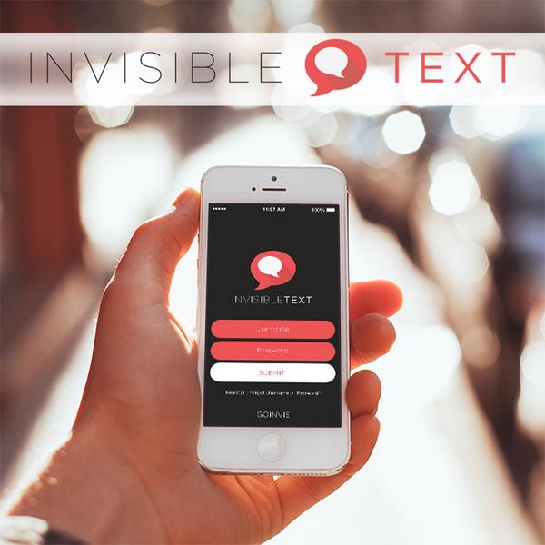 GoInvis's tweet image. This is what text message privacy feels like. #GoInvis