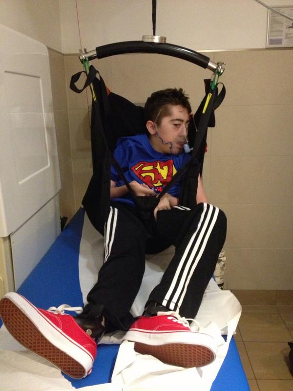SuperJCharity's tweet photo. Well done to @TrinityLeeds who have a fantastic @CP_Consortium #ChangingFriendly facility,modelled by our #SuperJosh👍 http://t.co/aOY7febWAC