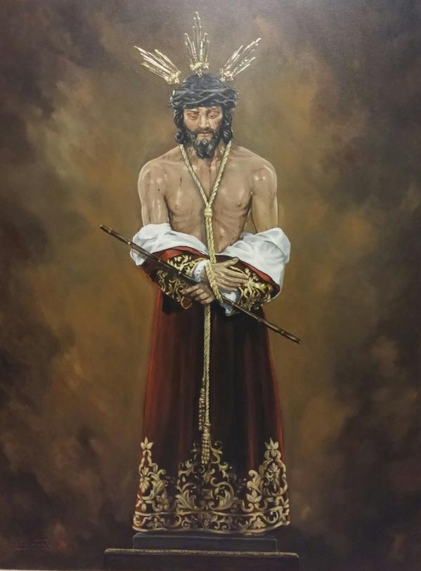 clemente_rivas's tweet photo. Mi última obra: Cristo de los Afligidos. Óleo sobre lienzo 130 x 97 cm http://t.co/hKcMZsXeAp