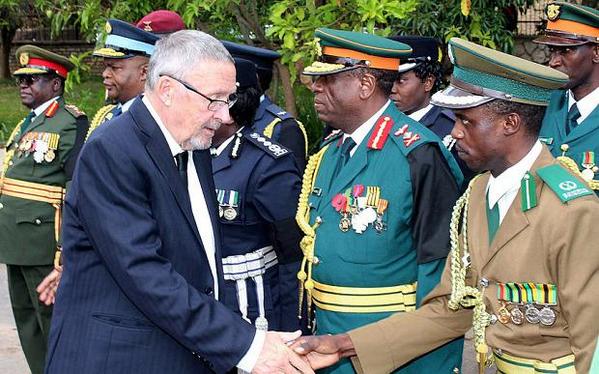 Africa, here's your only white President - Guy Scott of Zambia, 70 - your first white Head of a democratic government