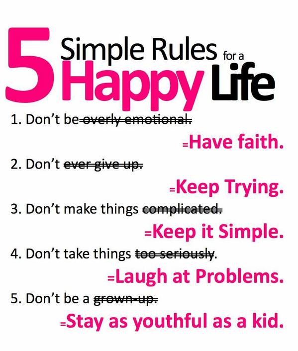 FUNDISA_forum's tweet photo. “@klopperhc: 5 rules for a happy life #gratitude @STTI @STTIPub @FUNDISA_forum  http://t.co/lJZFnlb9TR” @AfricaStti