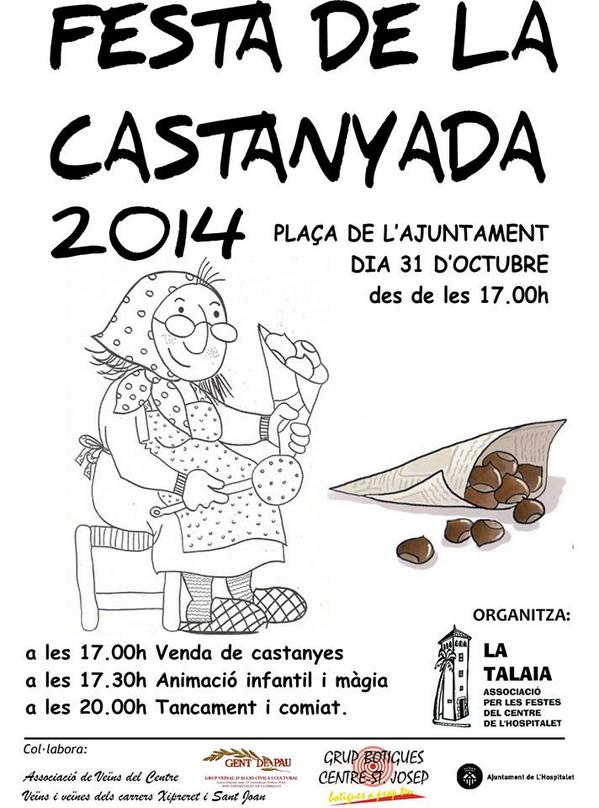 Demà participarem a la Castanyada que organitza <a href="/latalaialh/">la talaia</a> a la Pça Ajuntament