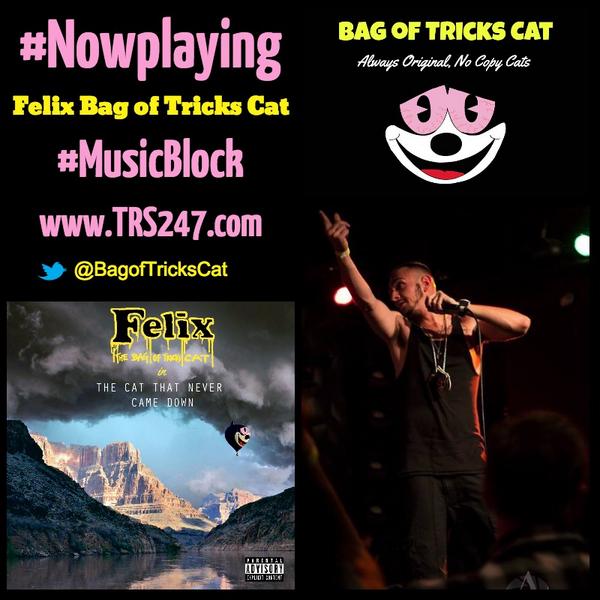 #Np Felix @BagOfTricksCat #MusicBlock #CatThatNeverCameDown #ViewFromTheTop #HipHop #GoMobile goo.gl/BDCkfS