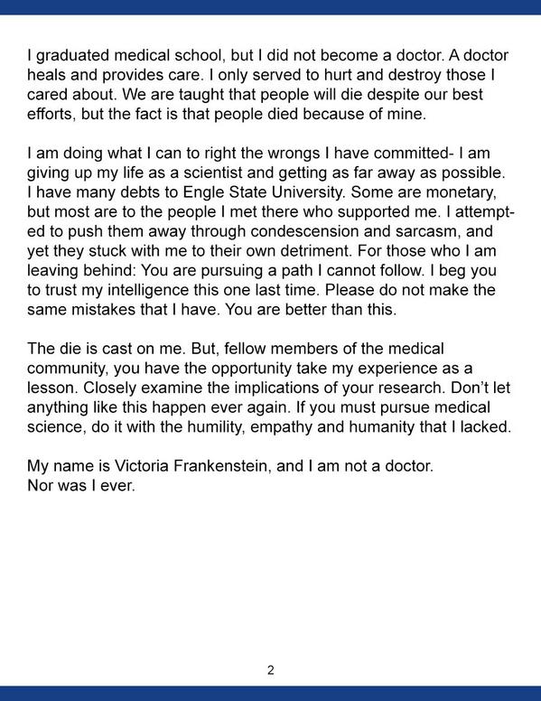 VFrankMD's tweet photo. My final blog post: "Letter to Students - October 30, 2014" - http://t.co/oVi6sf7nwa http://t.co/t4E3c76aY3