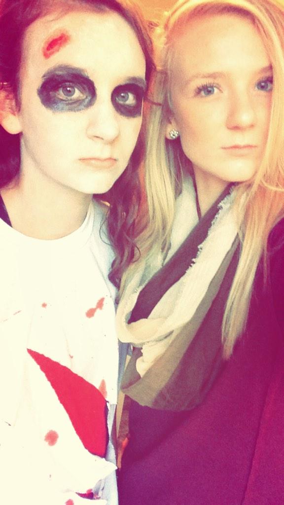 kaceyjohood's tweet photo. & this little zombie is ready for her show ๐ #zombieconcert #areyoumysis #ew http://t.co/gUlY4Ujgmw