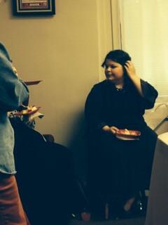 Last day of school. Kathy Kennedy's retirement tea at SHS.