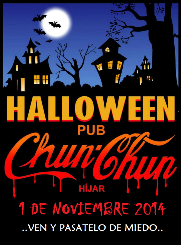 PubChunChun's tweet photo. Ven y disfruta de una noche terrorificamente buena!! http://t.co/bsY0SZvpPj
