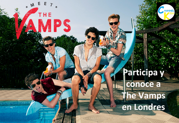 GoodMorningLtam's tweet photo. ¿Ya te registraste en el concurso #MeetTheVamps? Tienes ya pocos días para hacerlo http://t.co/UWc7gy2rJs