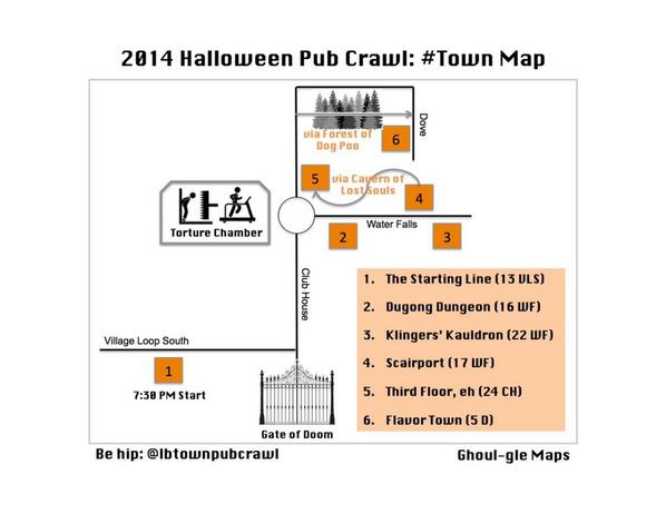 lbtownpubcrawl's tweet image. We hereby present your guide to life...