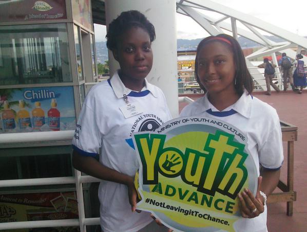 YouthJamaica's tweet photo. Big up @NYService #YouthAdvance #NotLeavingItToChance #YouthMonth2014 http://t.co/vc6ORa4Ua6