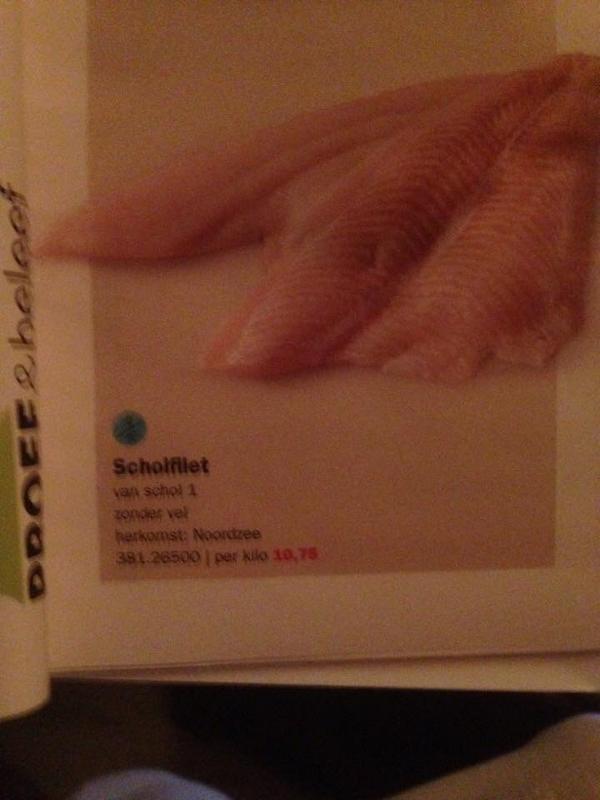 De #Hanos heeft het duurzaamheids verhaal goed door!!! Allemaal aan de schol!!