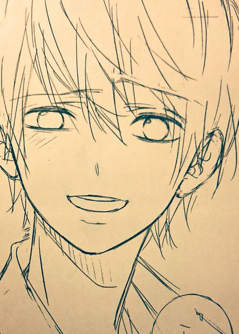 下絵見たいとリクエストがあったので丁寧なアキと力尽きてきたアキをば。 