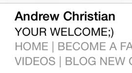 GayRoommateProb's tweet photo. @andrewchristian maybe check yo grammar #AssNotClass http://t.co/JbHvC09eE9