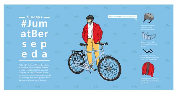 designforBDG's tweet photo. Aman bersepeda pada saat melaksanakan #JumatBersepeda | @ridwankamil @relawan_bdg #design4BDG http://t.co/2edVZKJR1g