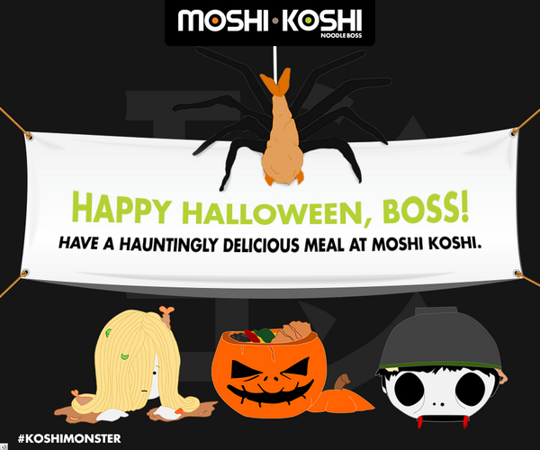 MoshiKoshiBoss's tweet photo. Treat yourselves with Moshi Koshi goodness this Halloween! (/^▽^)/ http://t.co/CmEgtmInlx