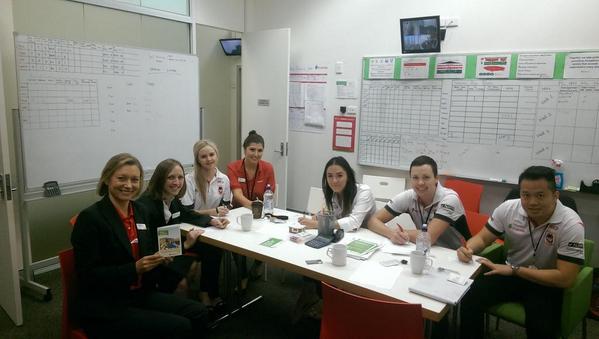 nickapps597's tweet photo. @GreenDragonFell @GillamRoss Perth team huddle.  Sending thank you and congratulations cards to out customers #magic http://t.co/64NPny7sHe