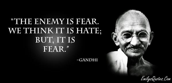 Miriam2626's tweet image. The enemy is Fear not Hate! #KeepCalmVoteDem #UniteBlue