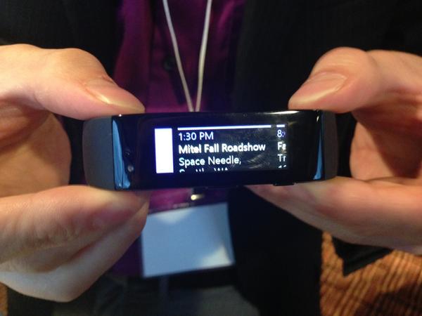 Mitel's tweet photo. This is what Mitel looks like on the new Microsoft watch!  Oh yes, this is real! http://t.co/rzEVMXRxaM