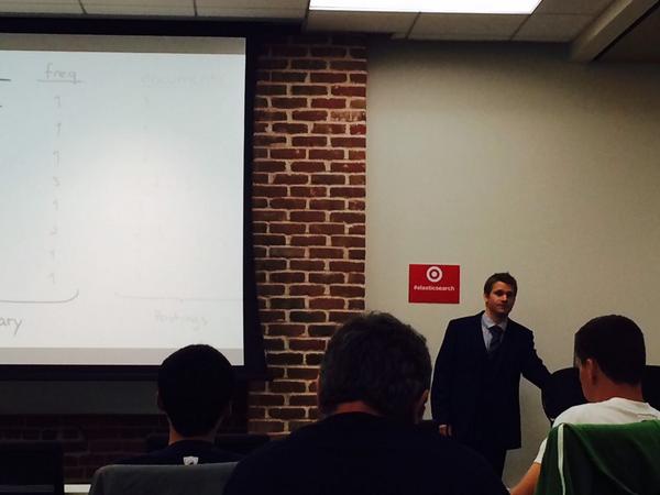 drnewmanji's tweet photo. #Elasticsearch #meetupsf #2 @Target SF Office. Thx all who presented &amp; attended &amp; to @usfca_analytics! @TargetCareers http://t.co/79t2l9qjgh