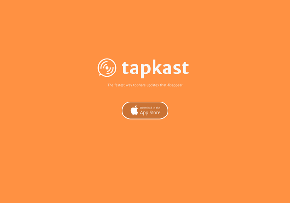 ProductHunt's tweet image. Tapkast: The fastest way to share updates that disappear producthunt.com/posts/tapkast via @rrhoover on @producthunt