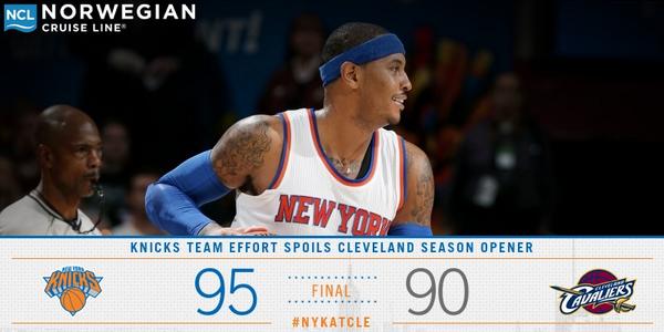 AllMightyYo's tweet photo. Who are the cavs??? #KnicksTape http://t.co/U52sEt6hLH