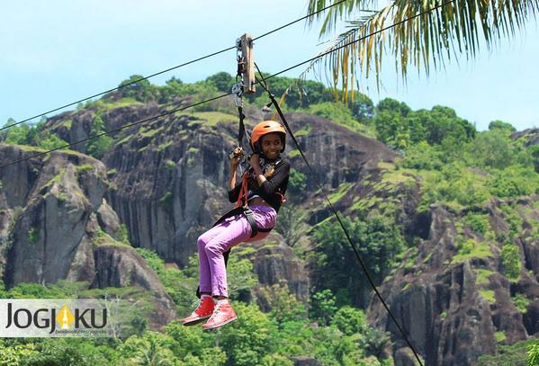 #OpenTrip Snorkeling Sadranan Beach, Flying Fox n Wisata Gunung Api Purba Nglanggeran 16 Nov | info:085643200869