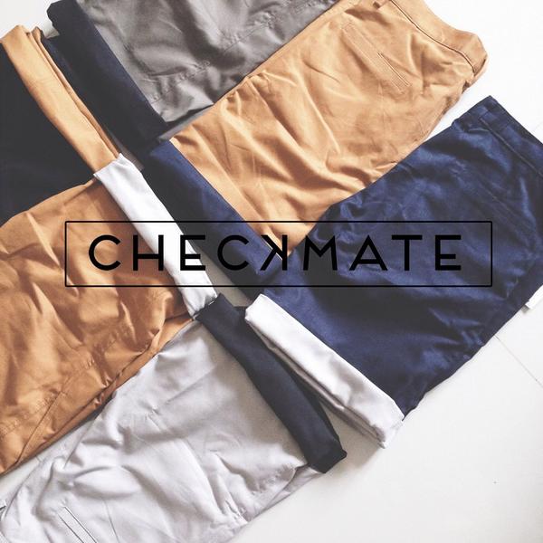 arlinepr's tweet photo. Checkmate new shorts are ready to complete your look! Follow ig : @checkmate_id http://t.co/0EVdztxHf6