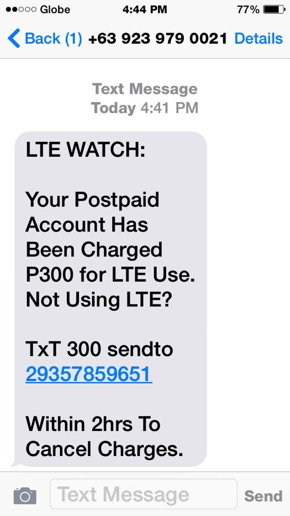 iccnrcvg's tweet photo. @LeoOfGlobe Here is another hoax sent today by +63 923 979 0021 http://t.co/nxSsjwJMF1
