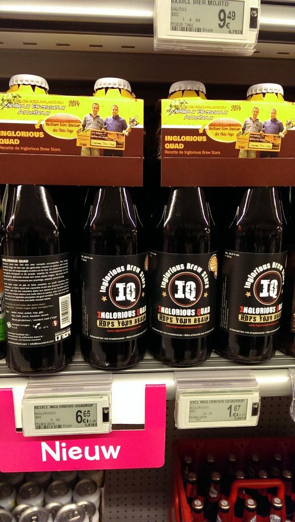 Vandaag in Delhaize gespot! #IQ #IngloriousQuad