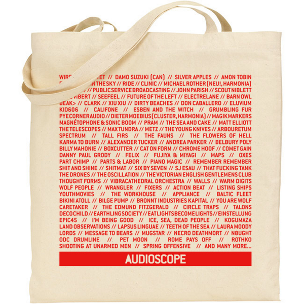 For the 1st time in our history WE HAVE MERCH! These super cool tote bags will be available to buy at #Audioscope14!