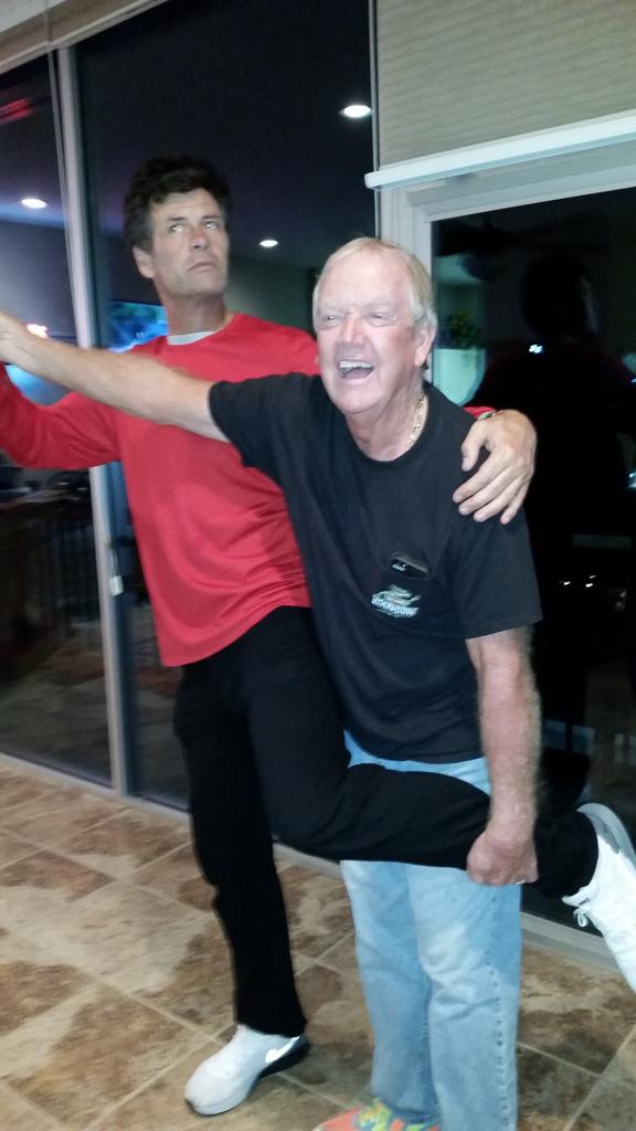 Scaldwellwebb's tweet photo. My dad #dwts #votemw Michael is the most genuine person you could ever meet! http://t.co/D5ljWoFHzJ